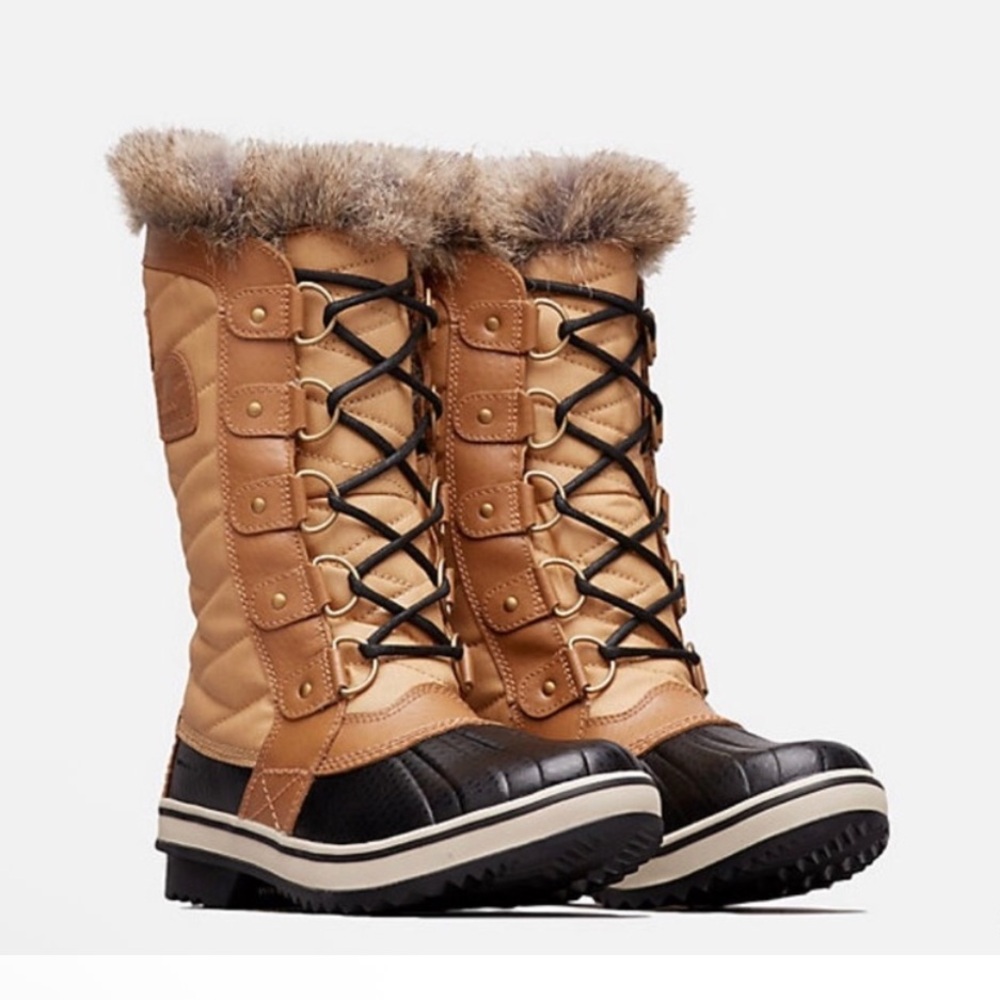 Sorel Tofino Waterproof Snow Boots Faux Fur Breathable Winter Women’s Size 6.5